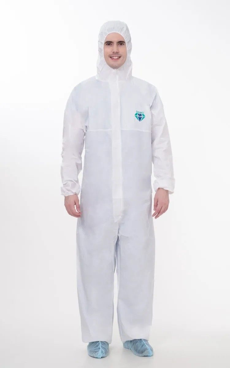 ＂美德＂拋棄式防護衣 (IL-3063WEH／無貼條)